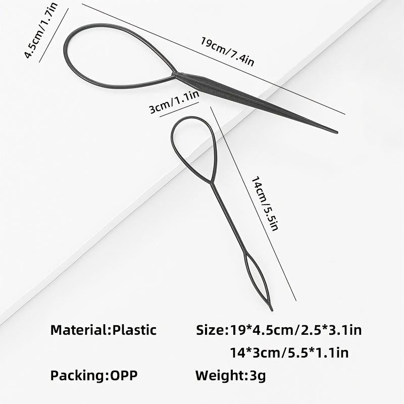 Hair Braiding Tool Hair Tie Accessories DIY Hair Kit Ponytail Maker