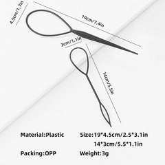 Hair Braiding Tool Hair Tie Accessories DIY Hair Kit Ponytail Maker