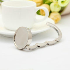 Folding Storage Holder Handbag Hook Hanger Key Ring Table Hook