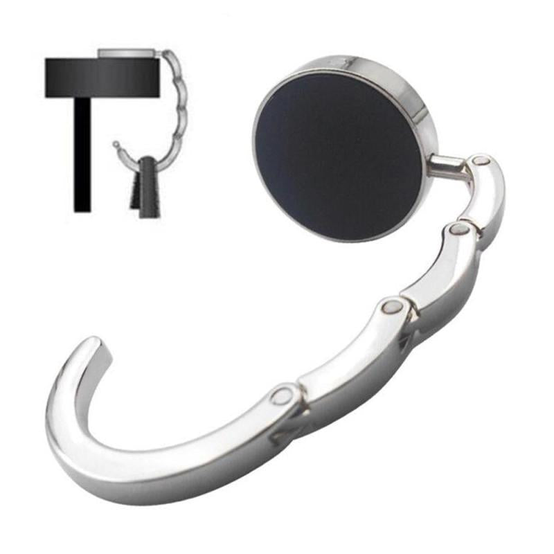 Folding Storage Holder Handbag Hook Hanger Key Ring Table Hook