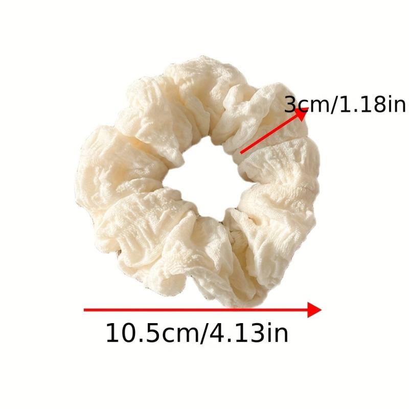 Retro Large Scrunchie Female Style Ponytail Hair Rope Elastic Hair Tie