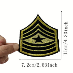 Golden Embroidery Sticker Small Shoulder Seal Cloth Stickers