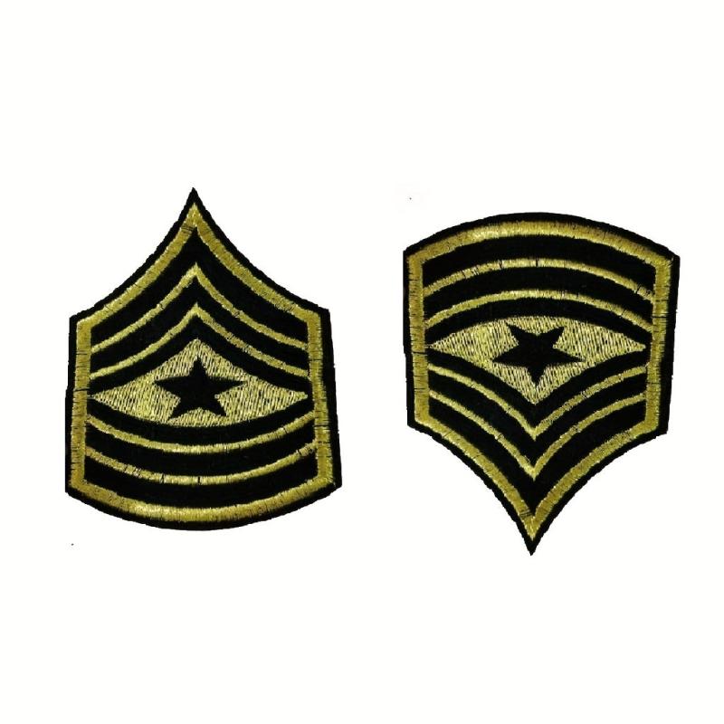 Golden Embroidery Sticker Small Shoulder Seal Cloth Stickers
