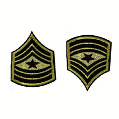 Golden Embroidery Sticker Small Shoulder Seal Cloth Stickers