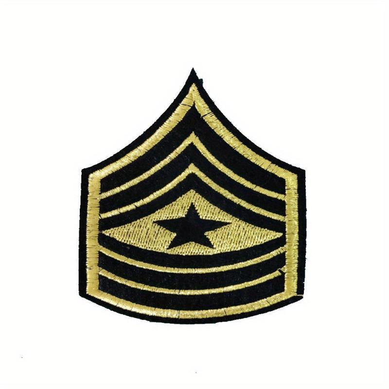 Golden Embroidery Sticker Small Shoulder Seal Cloth Stickers