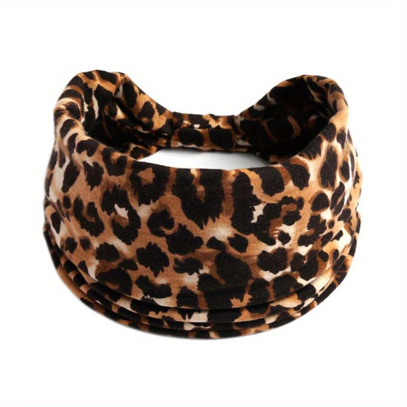Bohemia Floral Bandeau Headband Wide Knot Hair Scarf Elastic Turban