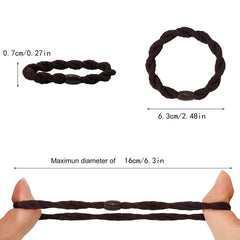 16 Pcs Hair Ties For Thick Hair No Damage Hair Elastics For Women's