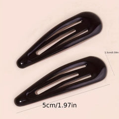 12pcs Solid Hair Clip For Women Girls Accessories