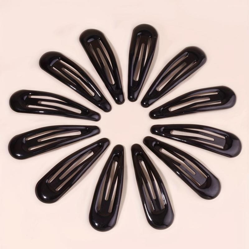 12pcs Solid Hair Clip For Women Girls Accessories