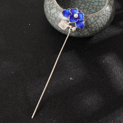 Flower Hairpin Metal Hair Pin Ancient Style Gift For Her