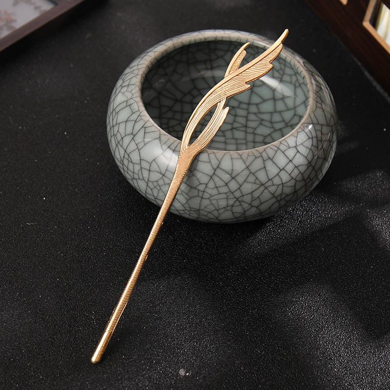 Flower Hairpin Metal Hair Pin Ancient Style Gift For Her