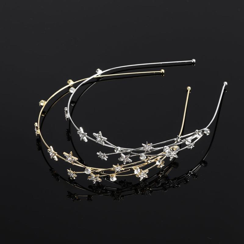 Rhinestone Star Headband Hair Accessories Party Head Band
