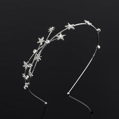 Rhinestone Star Headband Hair Accessories Party Head Band