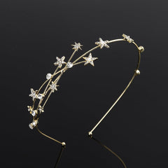 Rhinestone Star Headband Hair Accessories Party Head Band