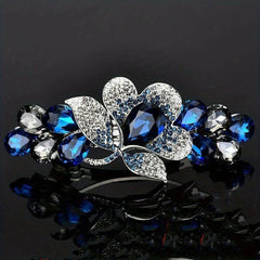 Rhinestone Braid Hair Clip Back Head Hair Clip Large Ponytail Clip