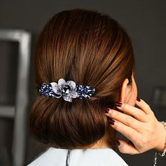 Rhinestone Braid Hair Clip Back Head Hair Clip Large Ponytail Clip