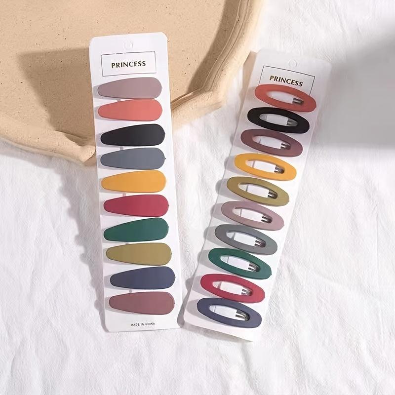10pcs Candy Hairclip Hairpin Snap Clip Barrette Hair Accessories