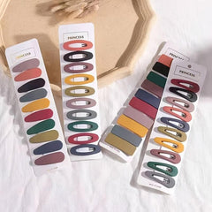 10pcs Candy Hairclip Hairpin Snap Clip Barrette Hair Accessories