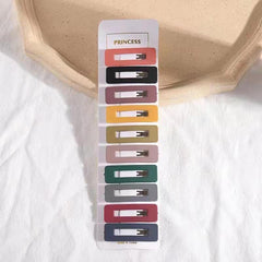 10pcs Candy Hairclip Hairpin Snap Clip Barrette Hair Accessories