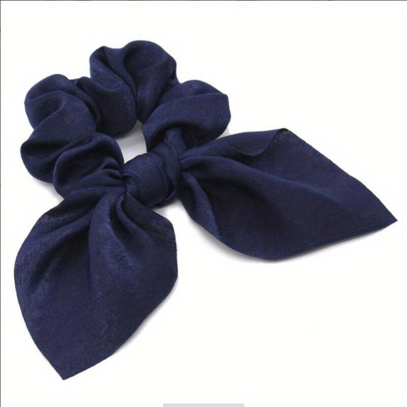 Bowknot Hair Scarf Scrunchies Hair Tie Elastic Hair Scrunchy Ponytail Holder