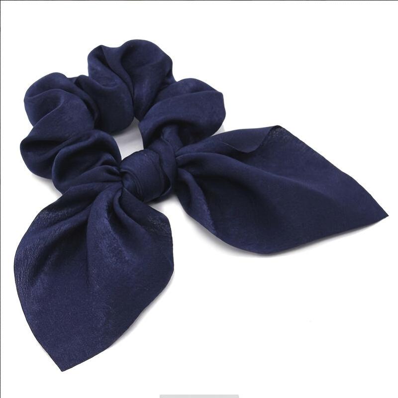 Bowknot Hair Scarf Scrunchies Hair Tie Elastic Hair Scrunchy Ponytail Holder