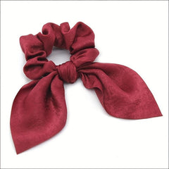 Bowknot Hair Scarf Scrunchies Hair Tie Elastic Hair Scrunchy Ponytail Holder