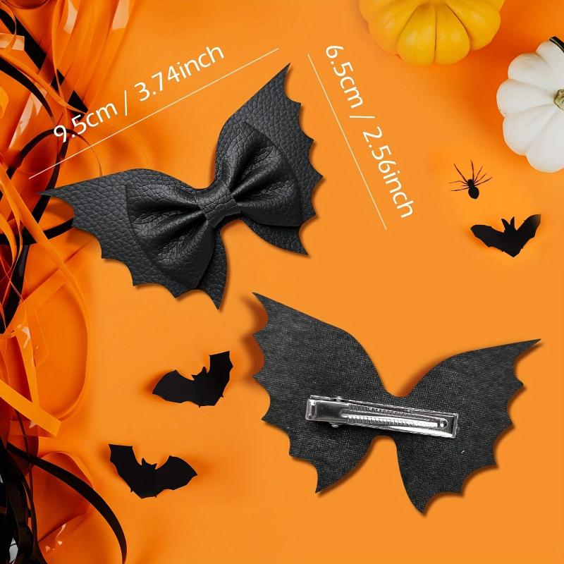 2pcs Bat Wing Hair Clip for Women Girls Halloween Party Costume