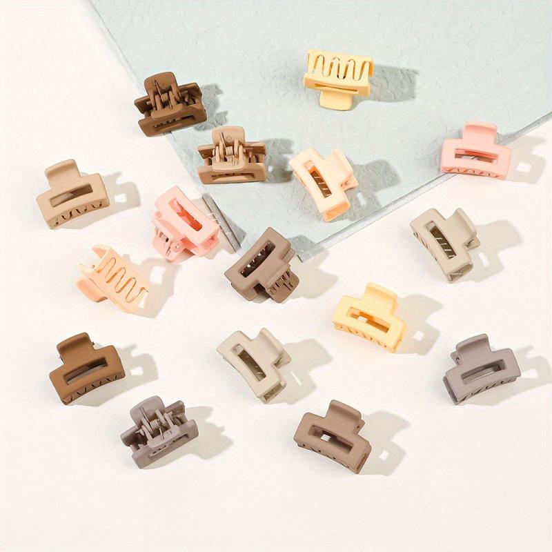 Rectangle Mixed Hair Grab Hair Claw Bangs Clip for Girls