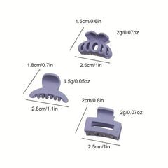 Rectangle Mixed Hair Grab Hair Claw Bangs Clip for Girls