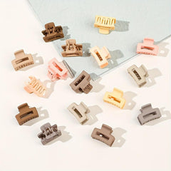 Rectangle Mixed Hair Grab Hair Claw Bangs Clip for Girls
