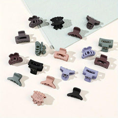 Rectangle Mixed Hair Grab Hair Claw Bangs Clip for Girls