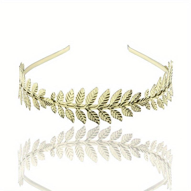 Leaf Headband Hair Hoop Baroque Bridal Jewelry Leaf Tiara Hair Accessories Gift