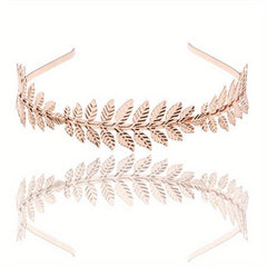 Leaf Headband Hair Hoop Baroque Bridal Jewelry Leaf Tiara Hair Accessories Gift
