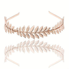 Leaf Headband Hair Hoop Baroque Bridal Jewelry Leaf Tiara Hair Accessories Gift