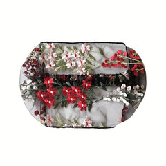 Flower Pattern Headband Wide Lace Hair Band Hair Accessories