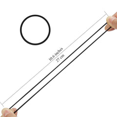 120 Hair Ties For Thick & Curly Hair Ponytail Holders Elastic Band 4mm