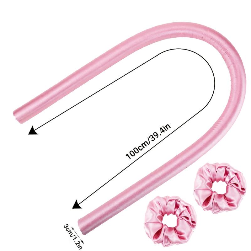 Heatless Curling Rod Headband Hair Curlers To Sleep In No Heat Curl Ribbon