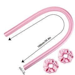Heatless Curling Rod Headband Hair Curlers To Sleep In No Heat Curl Ribbon