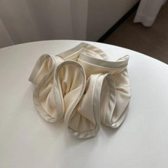 Large Ruffles Scrunchies Elastic Ponytail Holder Hair Accessorie