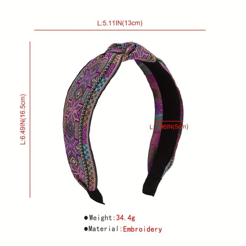 Boho Style Wide Brim Hair Band Head Hoop Hair Accessories