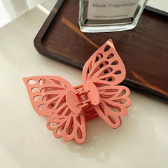 Double Layer Butterfly Hair Claw Back Head Clip