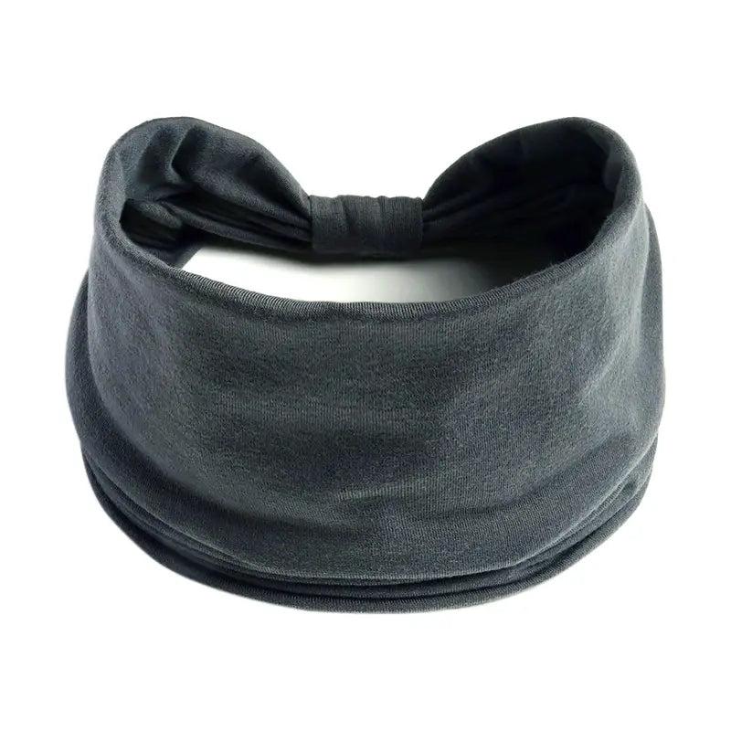 Dark Knitted Sports Headband Stretch Non-slip Yoga Hair Band