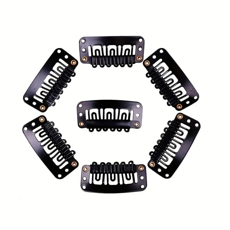 20pcs U Shaped Wigs Clips Silicone Back Hair Extensions Wedding Hair Accessories