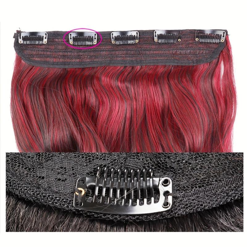 20pcs U Shaped Wigs Clips Silicone Back Hair Extensions Wedding Hair Accessories