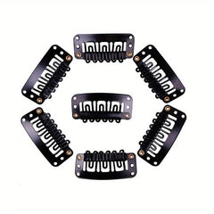 20pcs U Shaped Wigs Clips Silicone Back Hair Extensions Wedding Hair Accessories