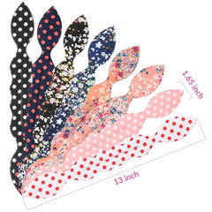 Bohemia Style Hair Bun Maker Ditsy Floral Print Headwear