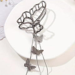 Golden Tassel Hair Claw Accessory for Women Girls