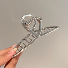 Metal Shark Claw Back Head Hair Large Size Hair Clip Daily And Party Headdress