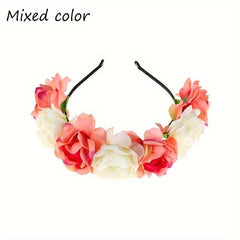 Women's Sweet Flower Headband for Travel Beer