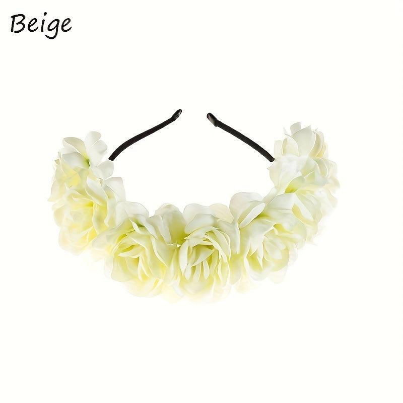 Women's Sweet Flower Headband for Travel Beer